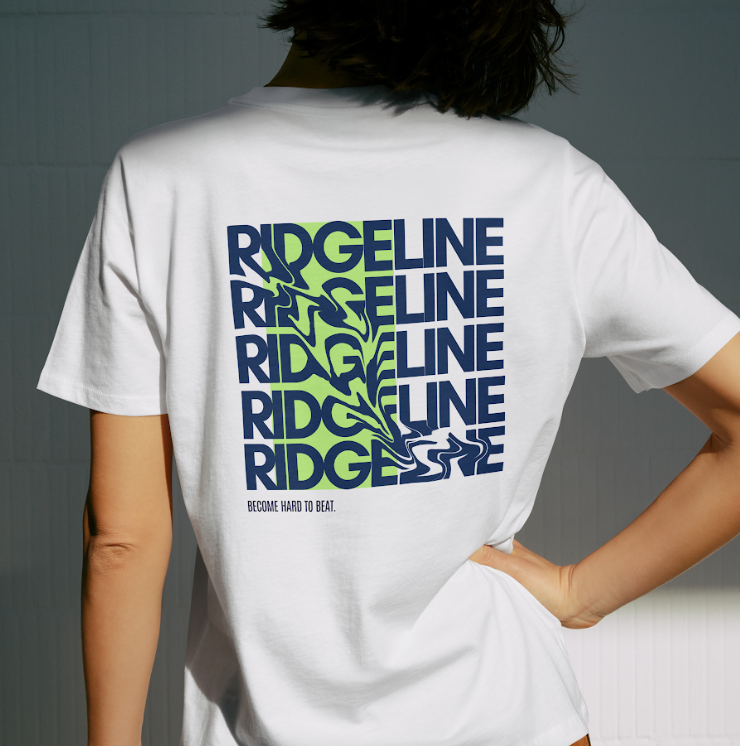 Ridgeline Graphic Tee - White Women .png