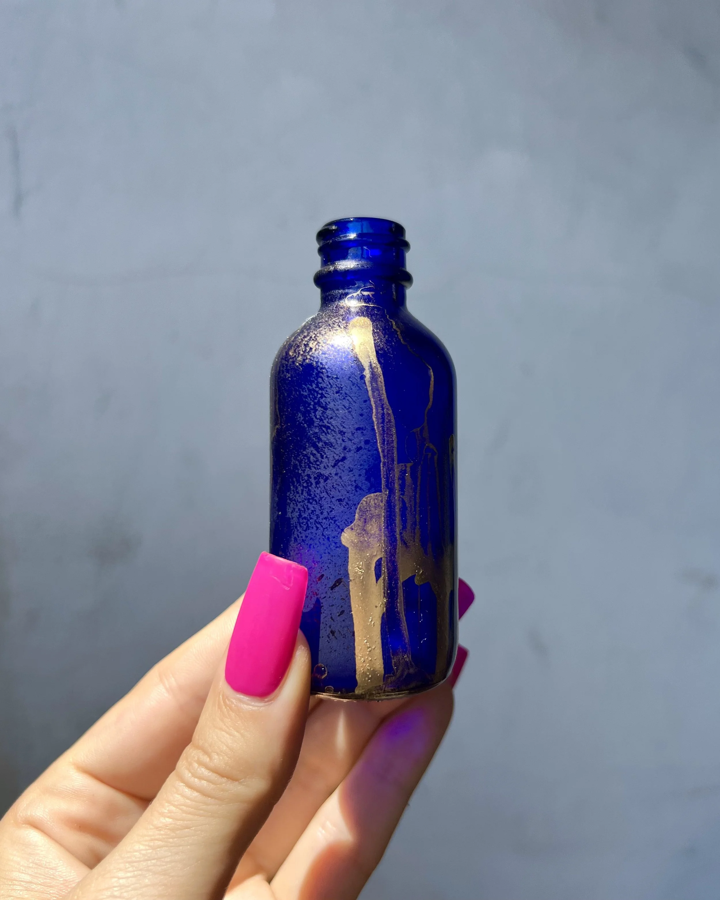 Gold Lapis Bottle