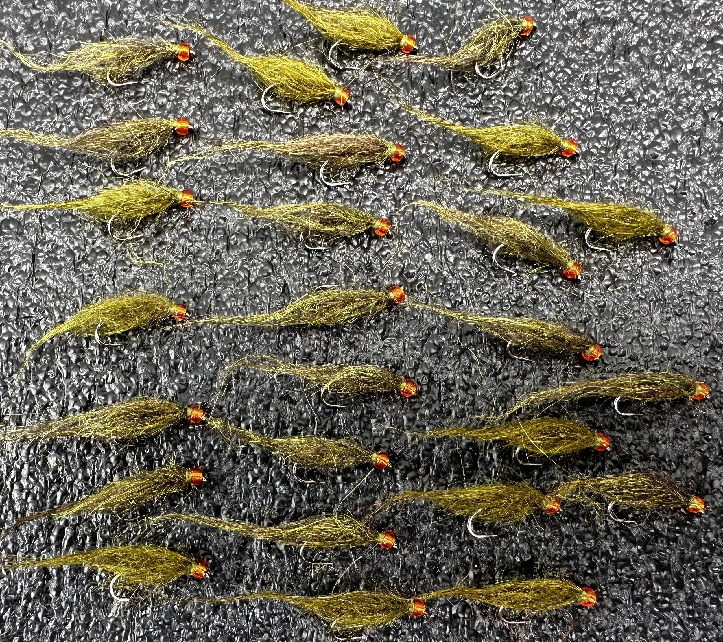 Dazzle Micro Leech Pumpkin Olive Size 12
