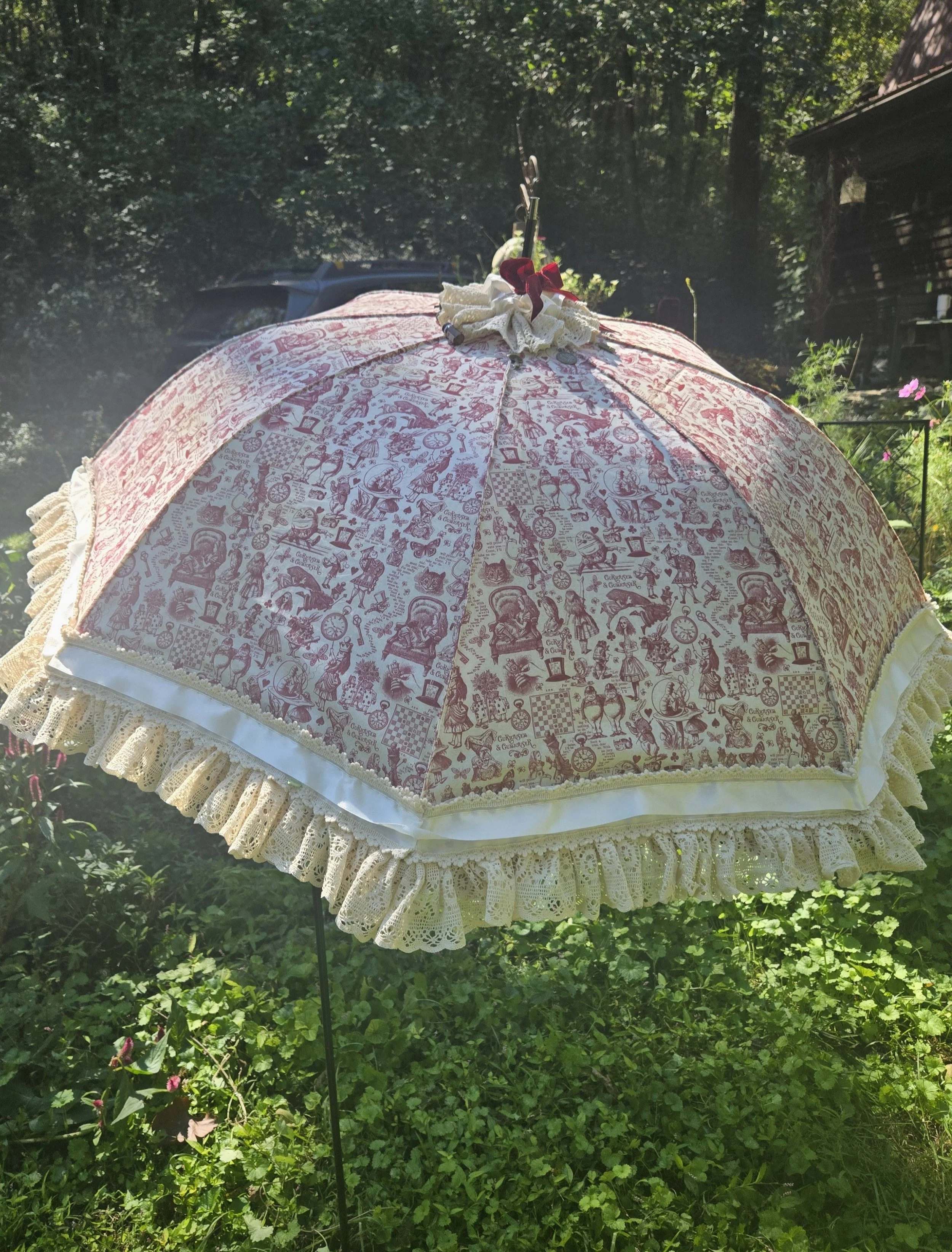 Alice in Wonderland Whimsical Parasol