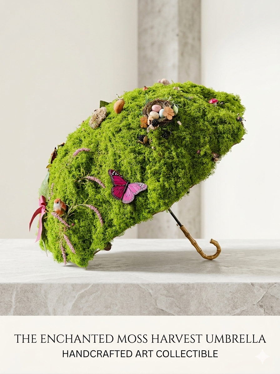 Moss covered parasol