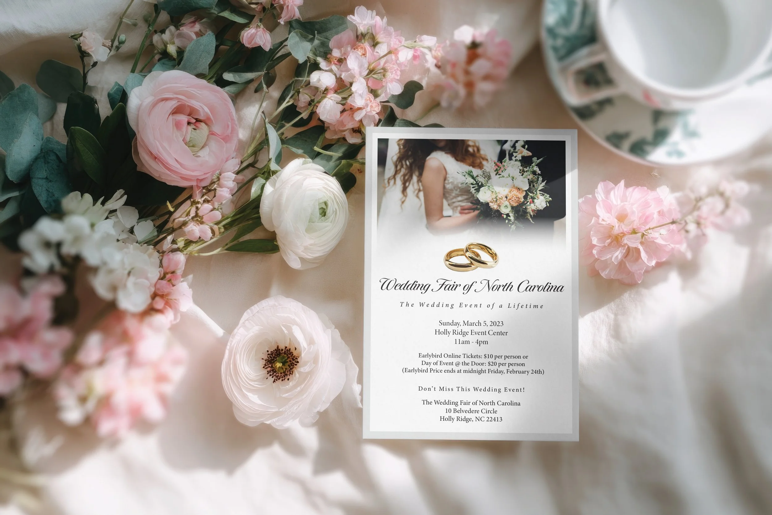 Wedding Event Postcard