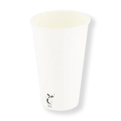 16oz White Bio Cup 90mm