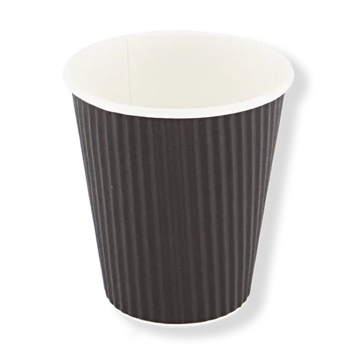 12oz Black Ripple Cup 90mm