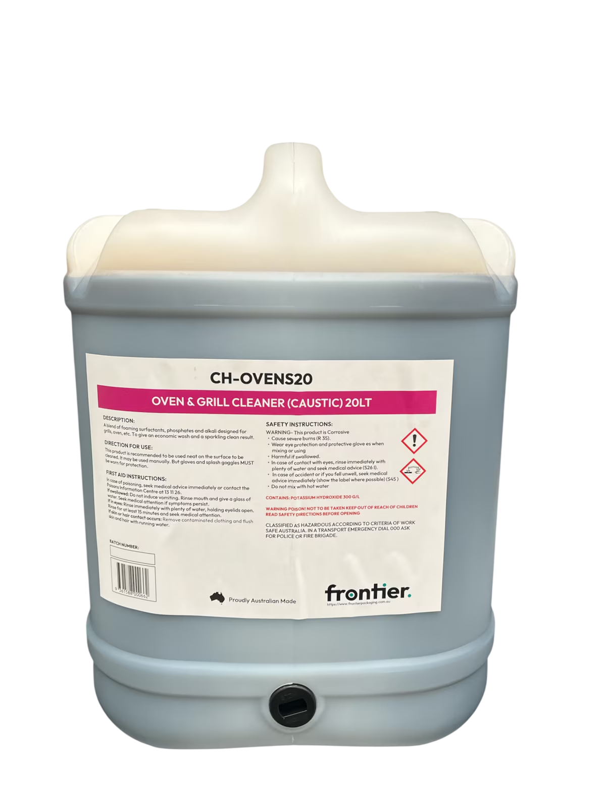 OVEN & GRILL CLEANER (CAUSTIC)