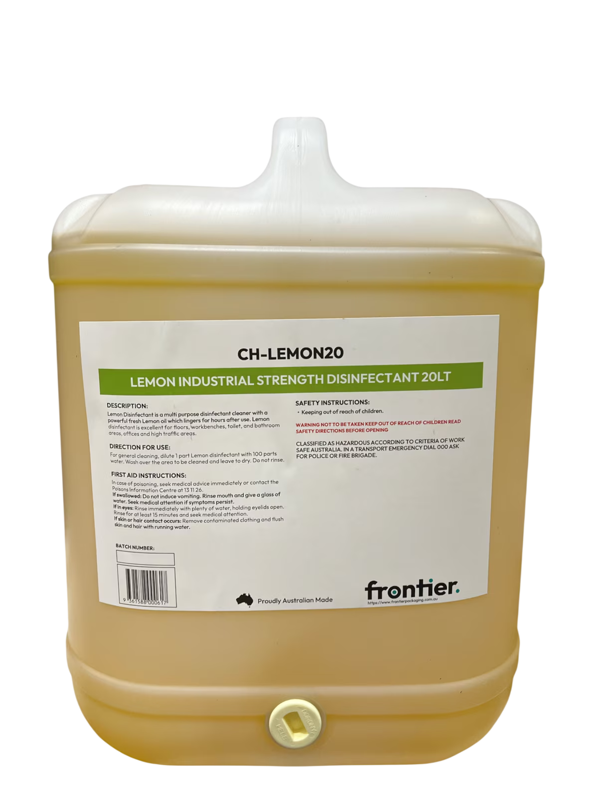 INDUSTRIAL STRENGTH DISINFECTANT