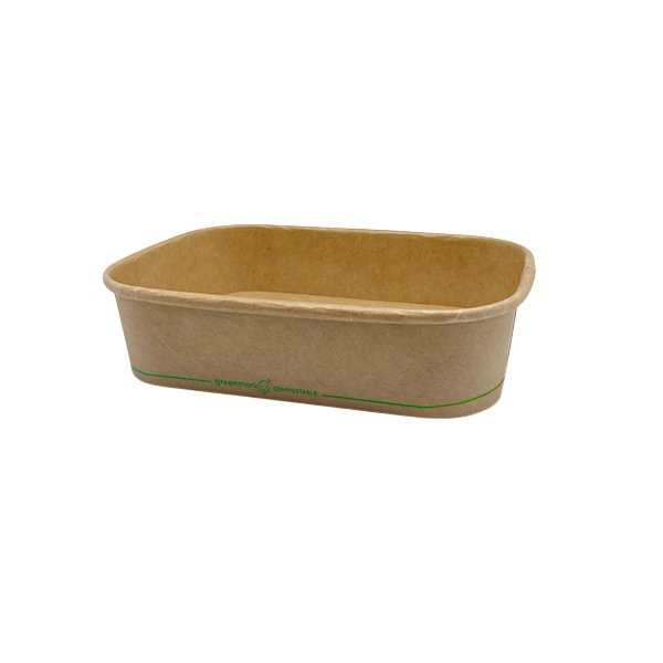 500ML RECTANGULAR PAPER CONTAINER