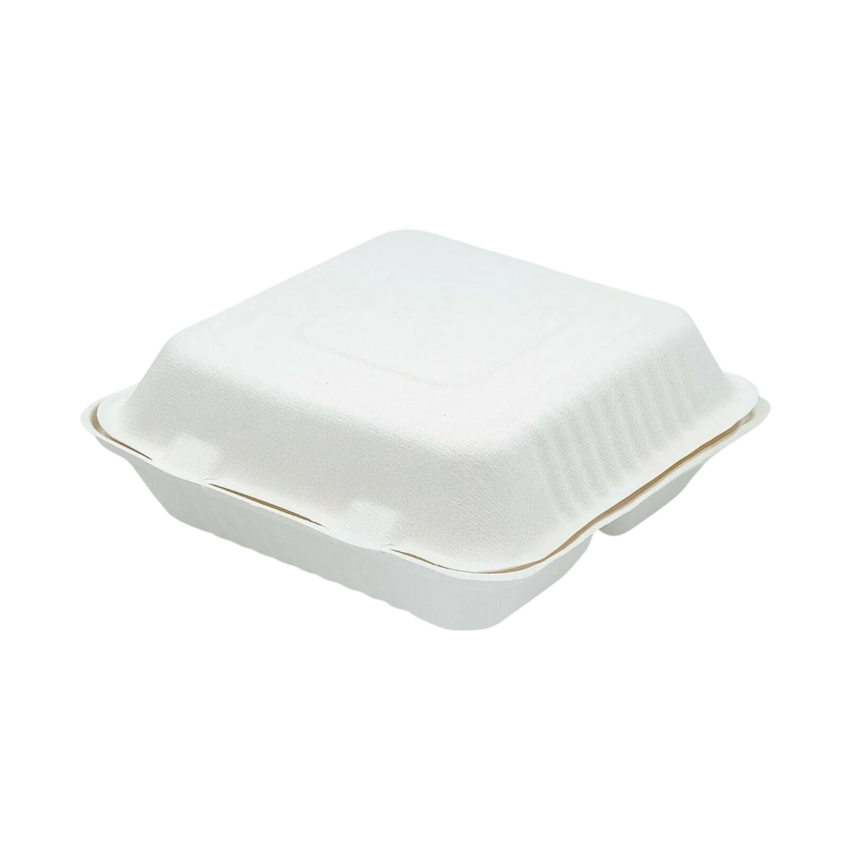 9" X 9" X 3" SUGARCANE CLAMSHELL