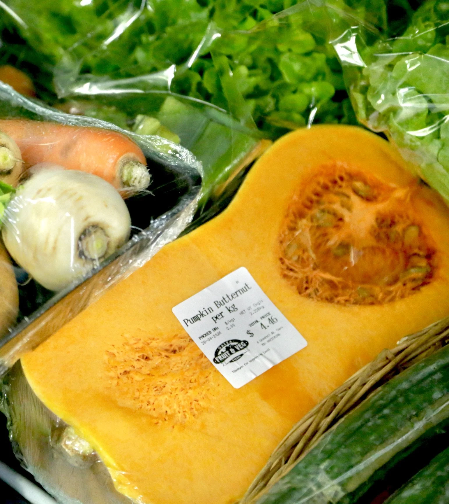 Butternut Pumkin $4 per/kg