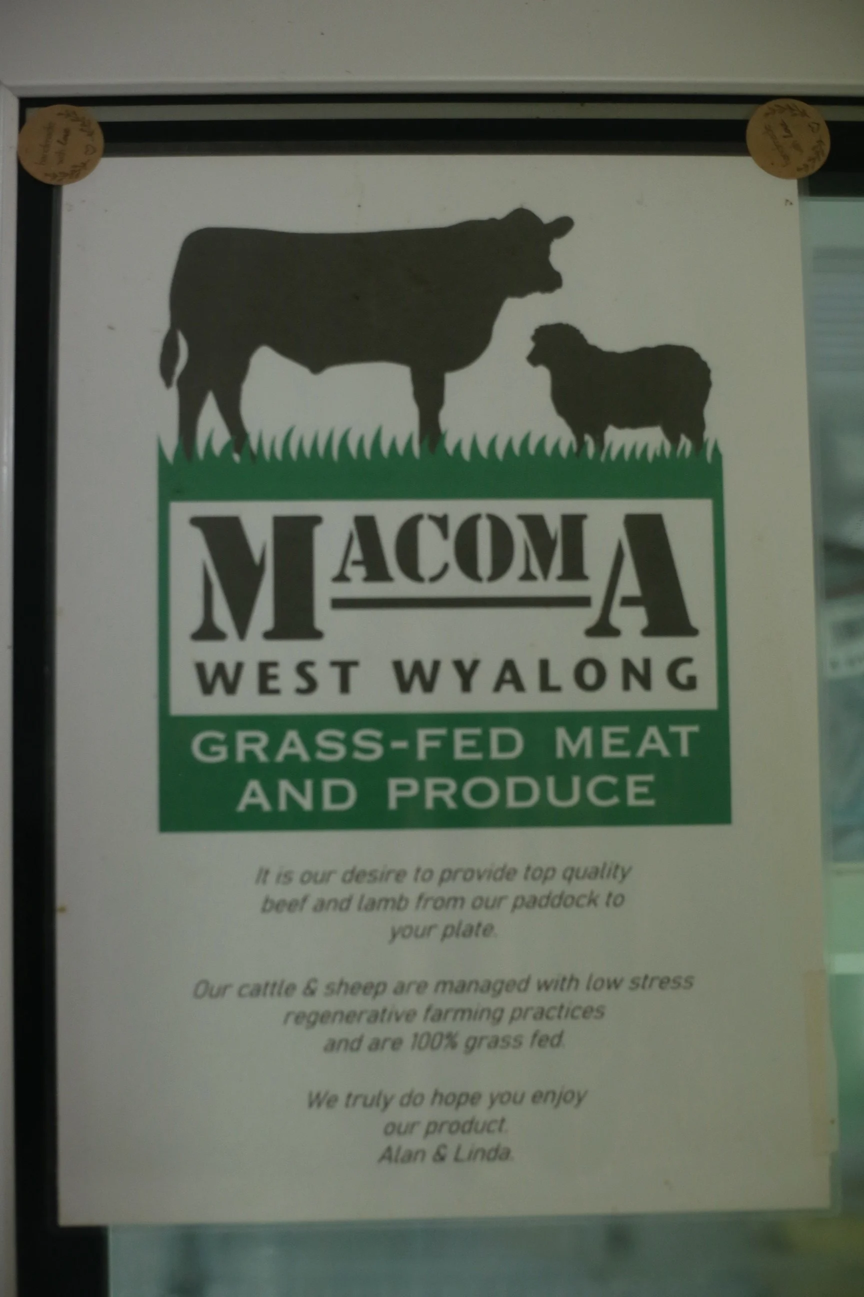 Macoma Grass-Fed Meat Selection
