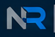 A blue square logo with a stylized white letter 'R' and a smaller gray 'N' beside it.
