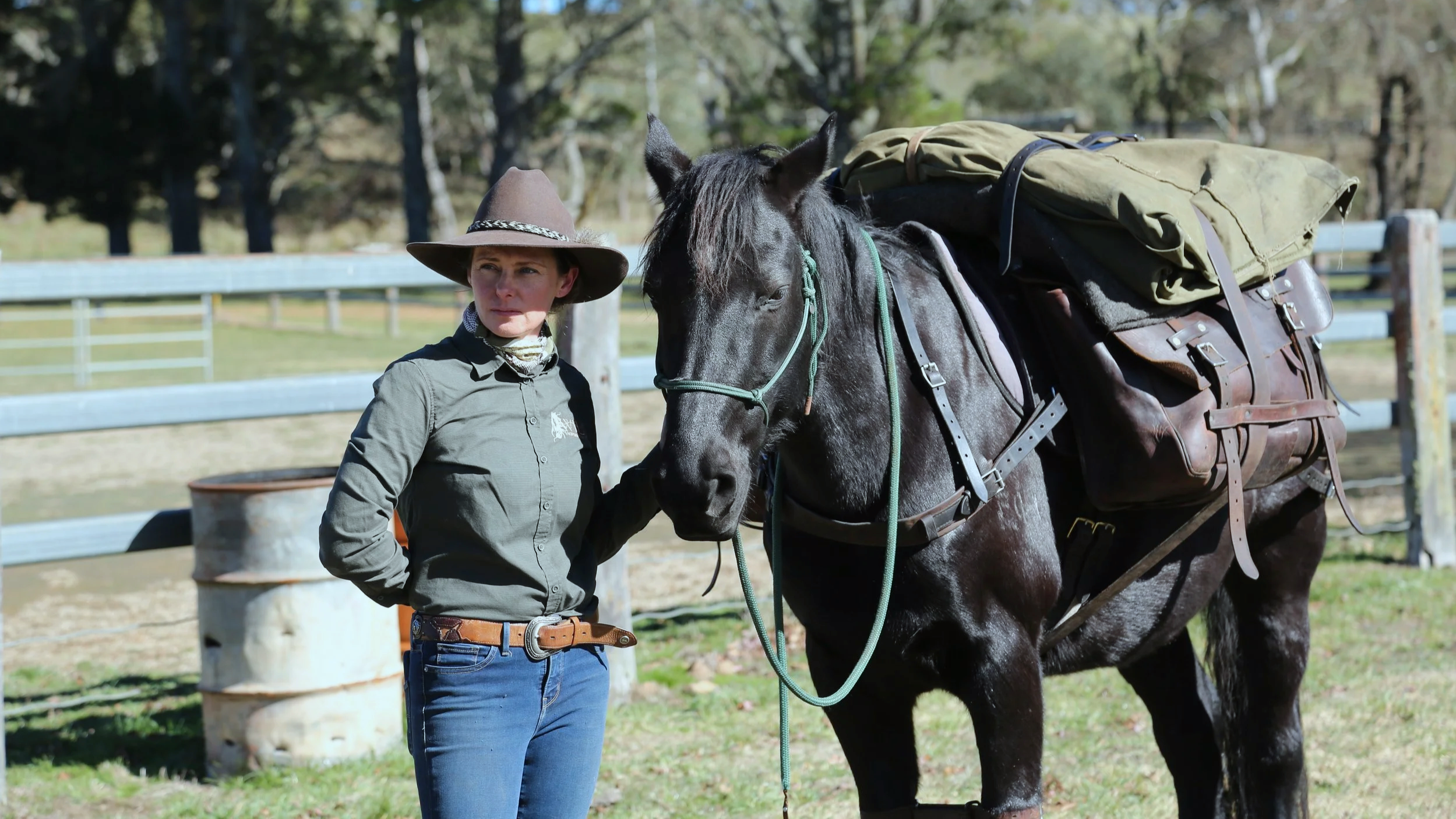 Kate Young with her Brumby, Legacy