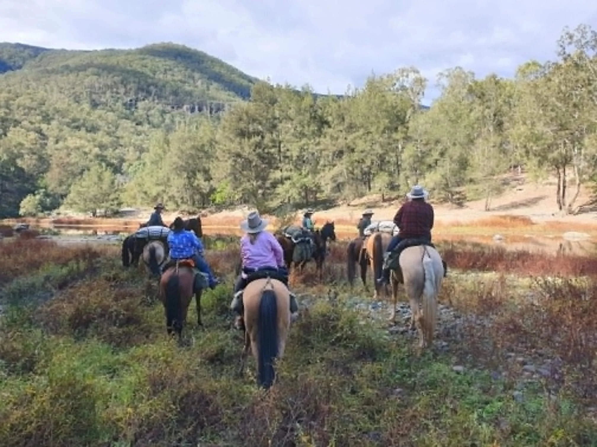 Kate Young Packsaddling with friends over 15 days