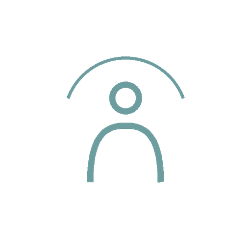 Icon representing wellbeing and positive energy.