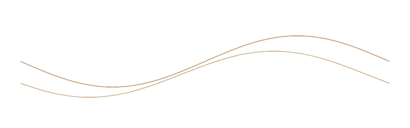 Three curving metallic wires aligned horizontally.
