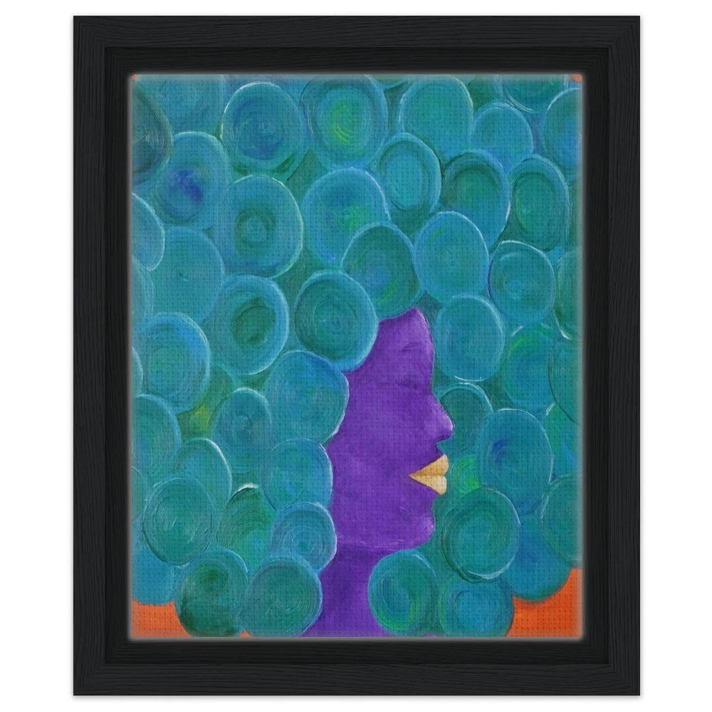 "Rooted"- Framed Canvas