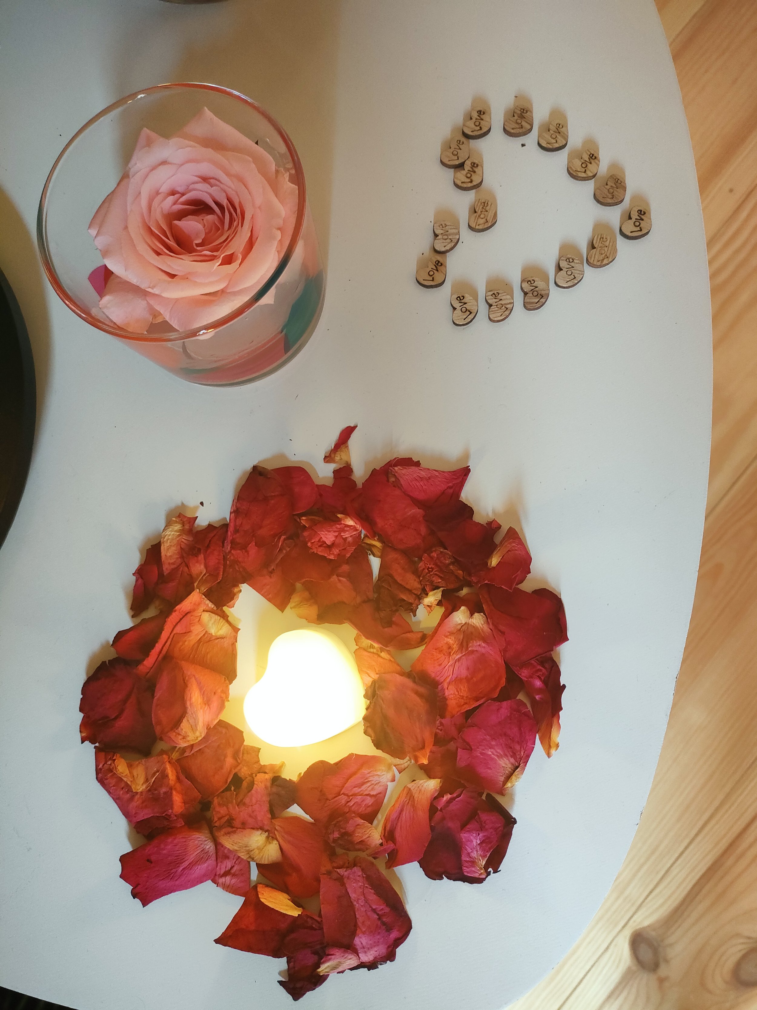La décoration So-romantic pour un instant mettre encore plus d'étoiles dans les yeux de votre partenaire