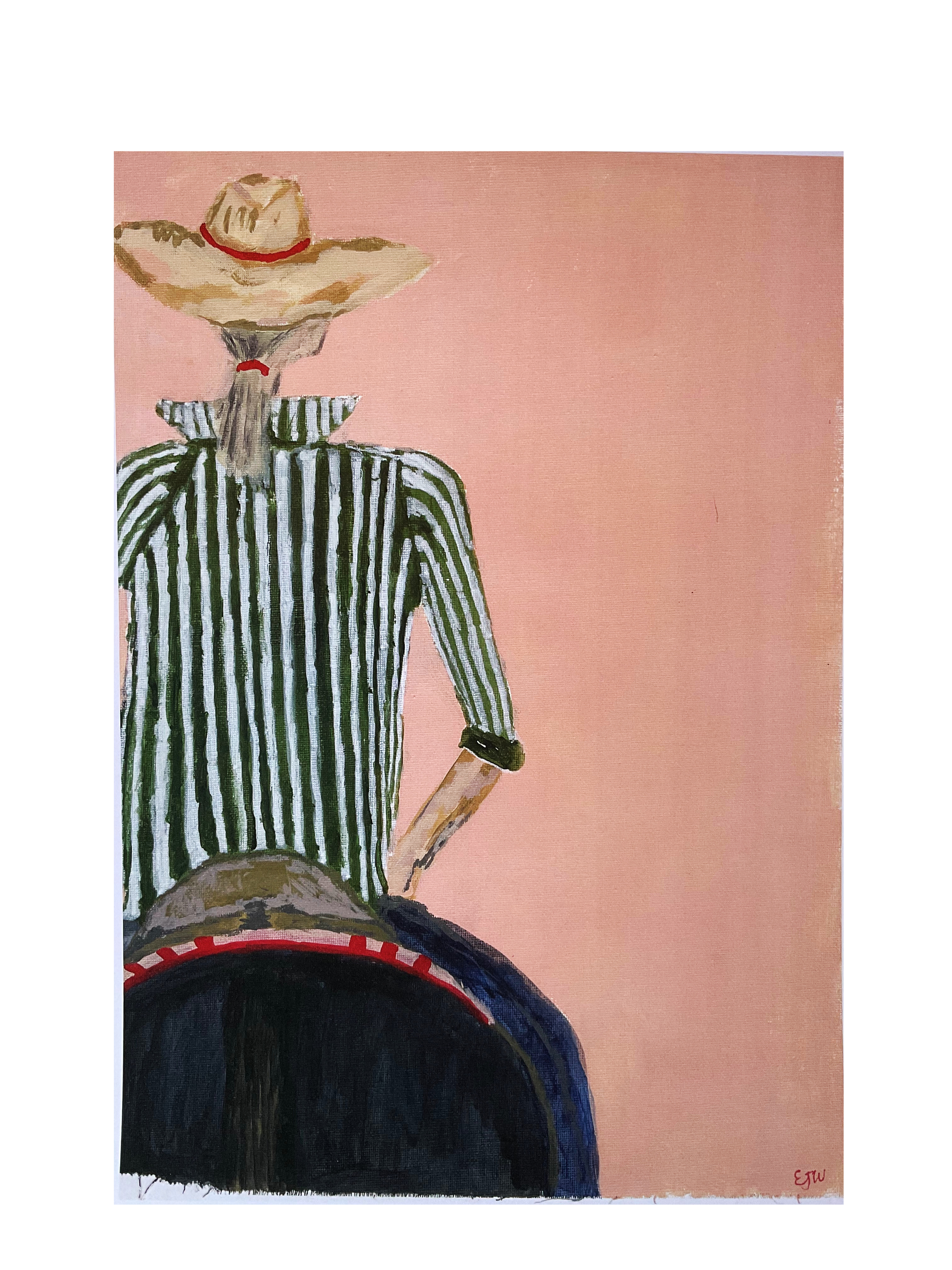 Saddles and Stripes 2 Print
