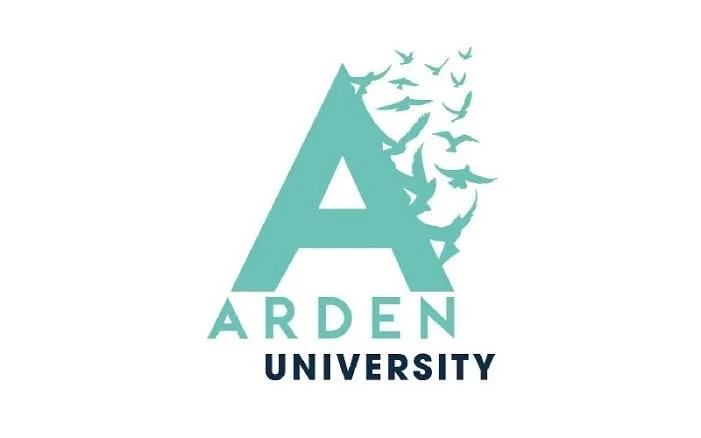 アーデン大学のロゴで、鳥のフリーフォームデザインがAの文字から飛び出している。
