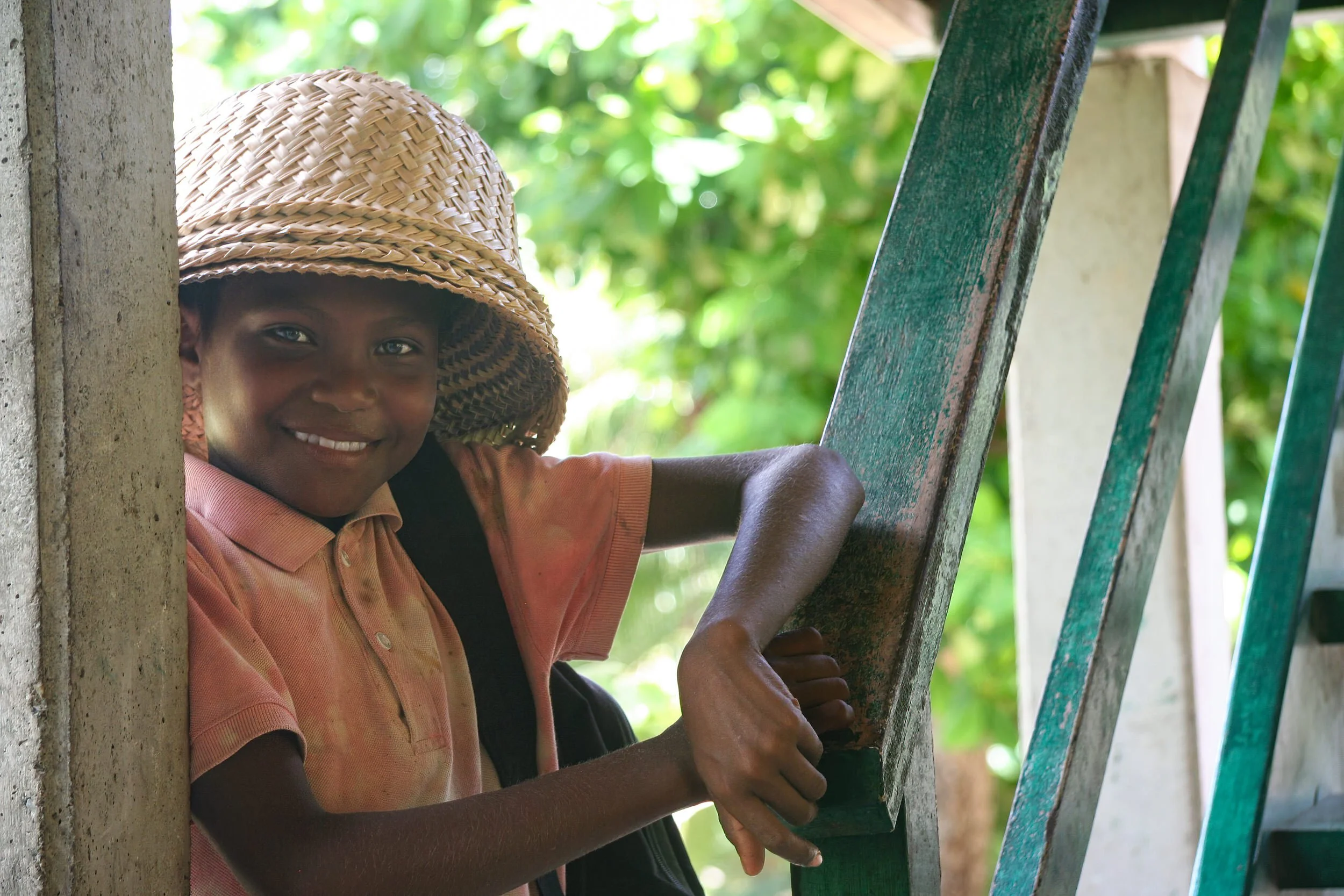 Local boy at Kimuta Island, Louisiade Archipelago, Milne Bay Province, Papua New Guinea.