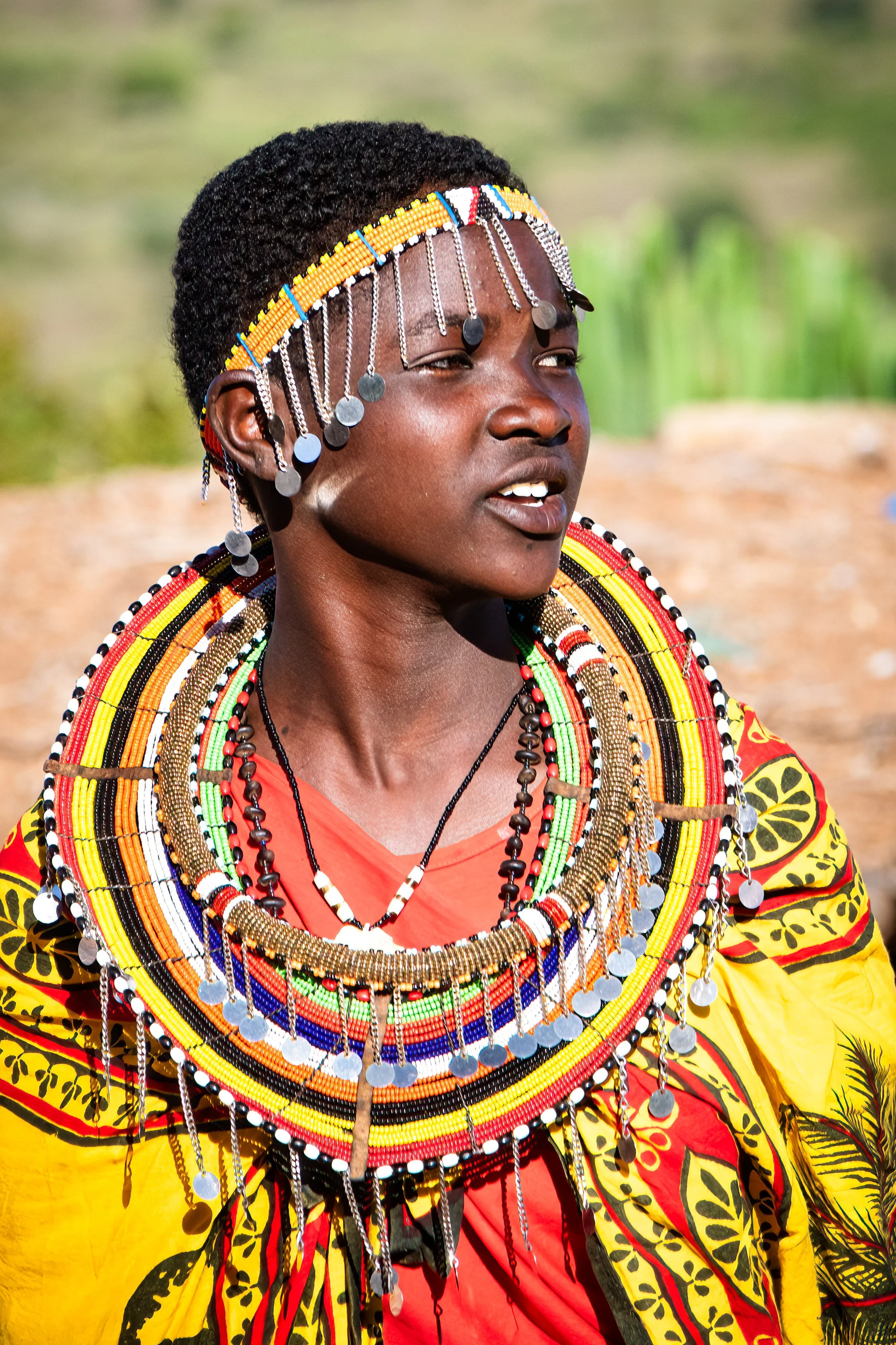 Maasai woman in the Masai Mara, Kenya.