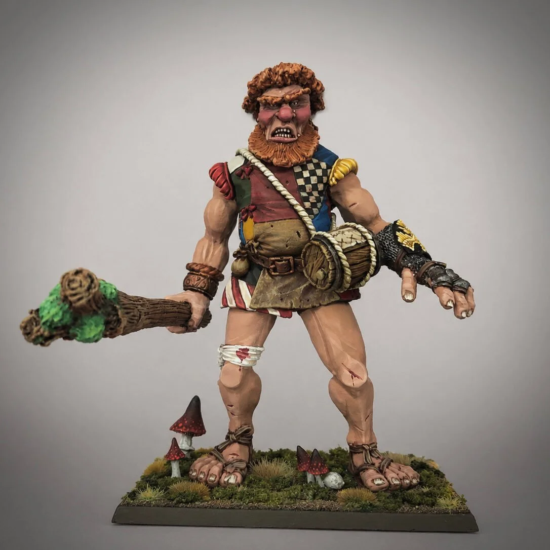 Classic Marauder giant. This big fella took a while! #miniaturepainting #wargaming #warhammer #oldhammer