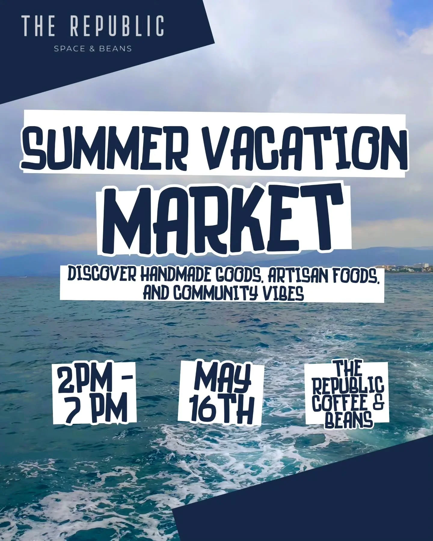 16/05/2026 join us at @therepublic.cy for a summer pop up market - let's celebrate (hopefully) the season we all are in Cyprus for! 😁✨️

Artisan goods, signature drinks, food, good vibes and best energy in Limassol.

16th May from 14:00 until 19:00 