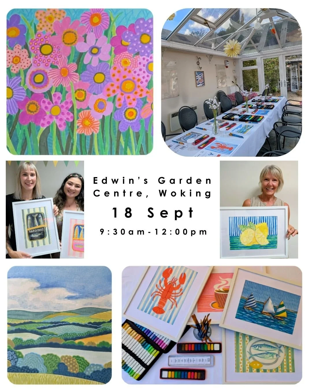 18 September - Edwin's Garden Centre, Woking - Create & Chill Morning