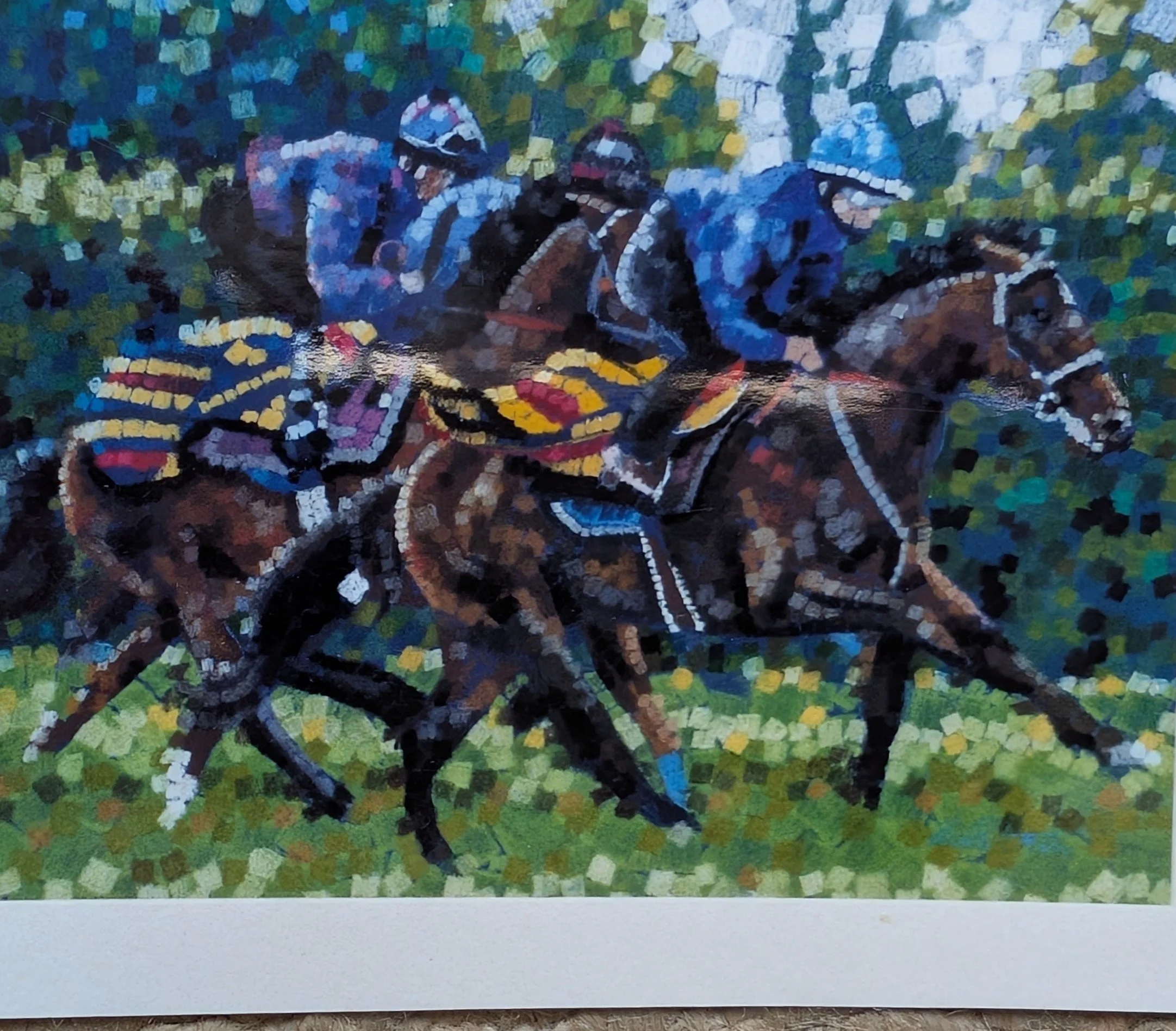 Lea Pateman_The Race is On_Chalk Pastels On Paper 65 x 45cm.jpg