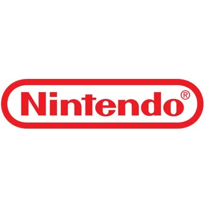 Nintendo logo in red and white.