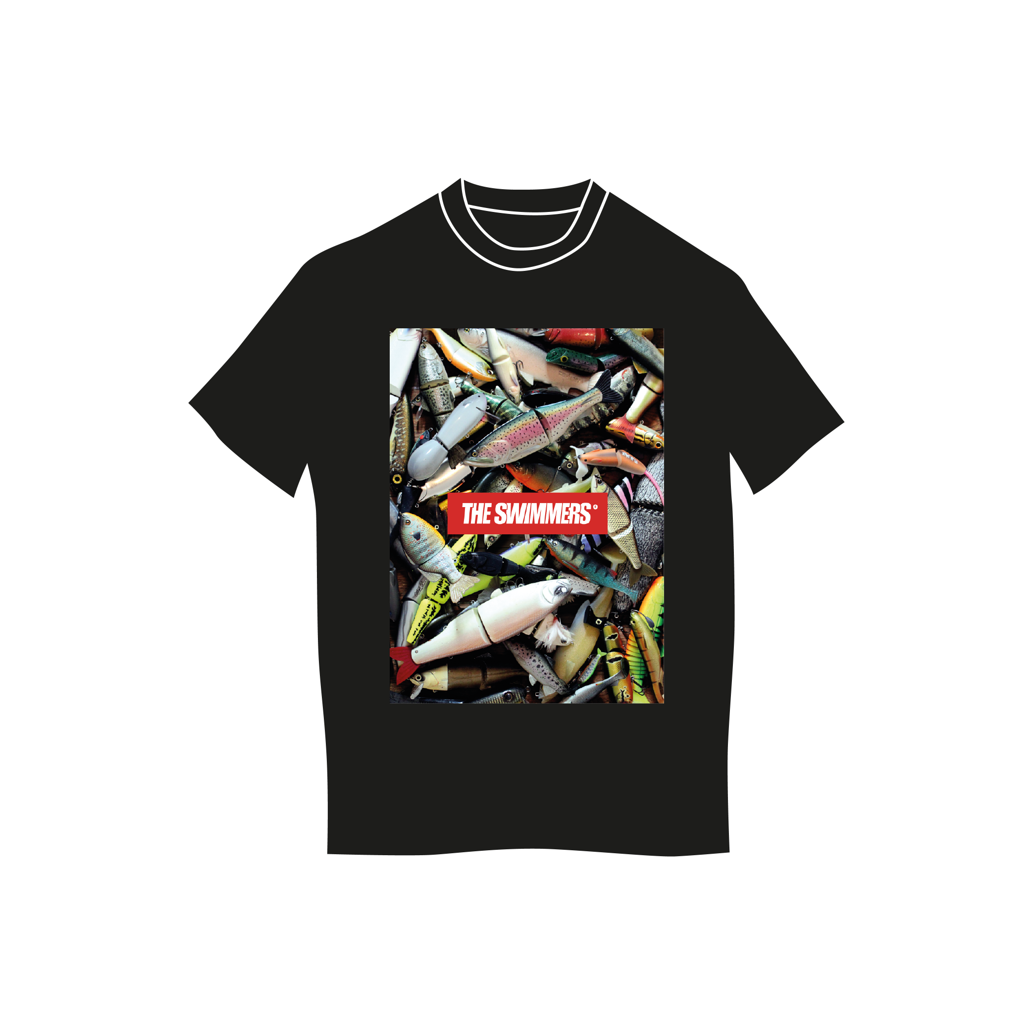 THE SWIMMERS X FORCE ET HONNEUR / T-SHIRT OVERSIZED BASIC / EDITION LIMITEE SWIMFEST 2026 / NOIR