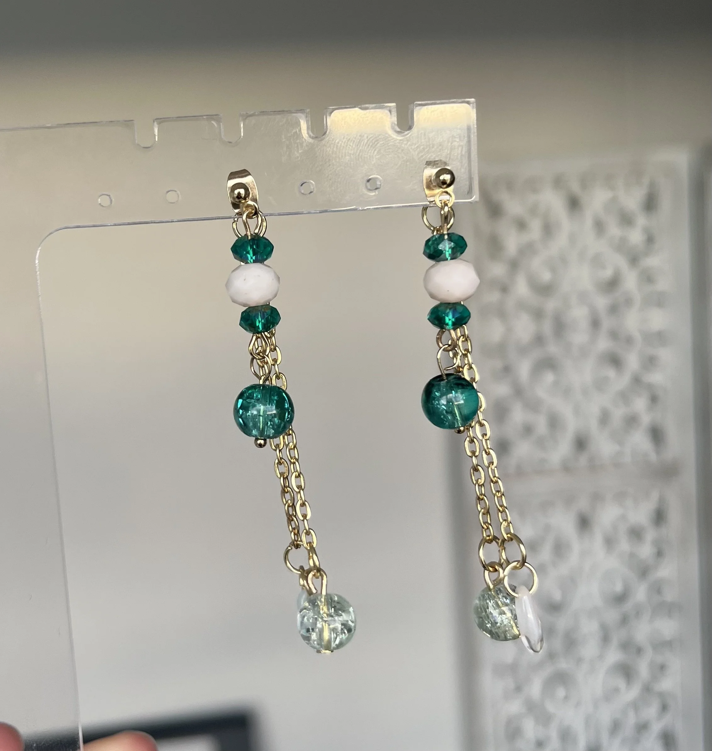 Cyan day-dream earrings