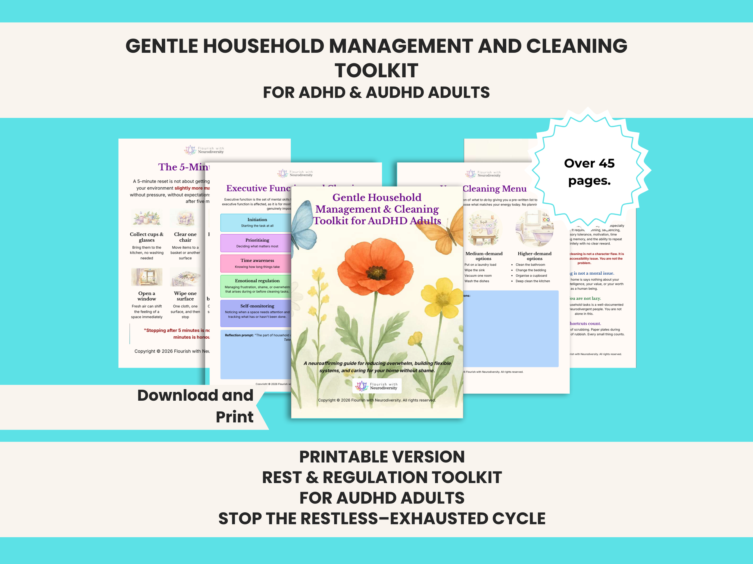 Gentle Household Management and Cleaning - Printable Version Only.