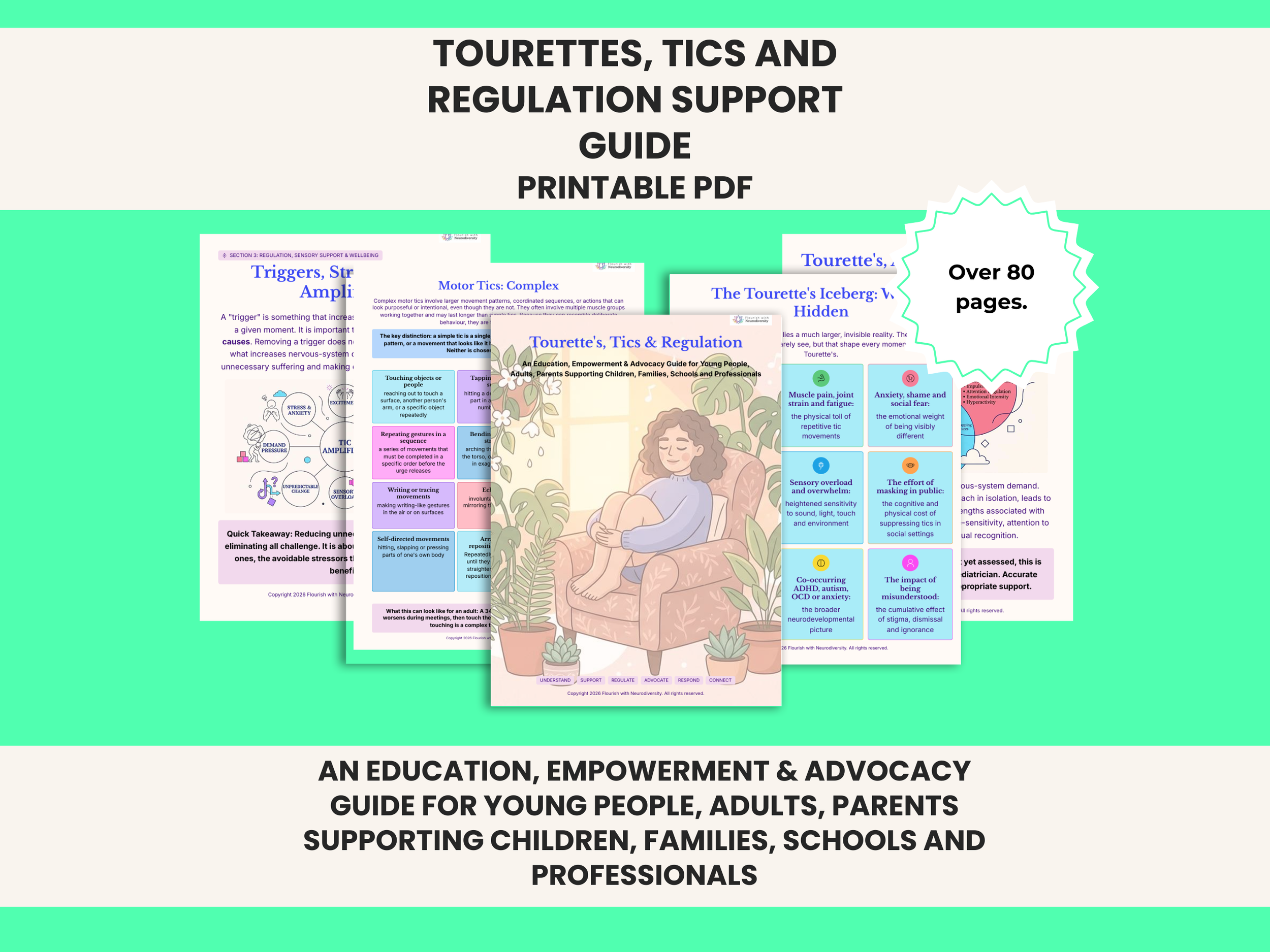 Tourettes, Tics and Regulation Guide Printable