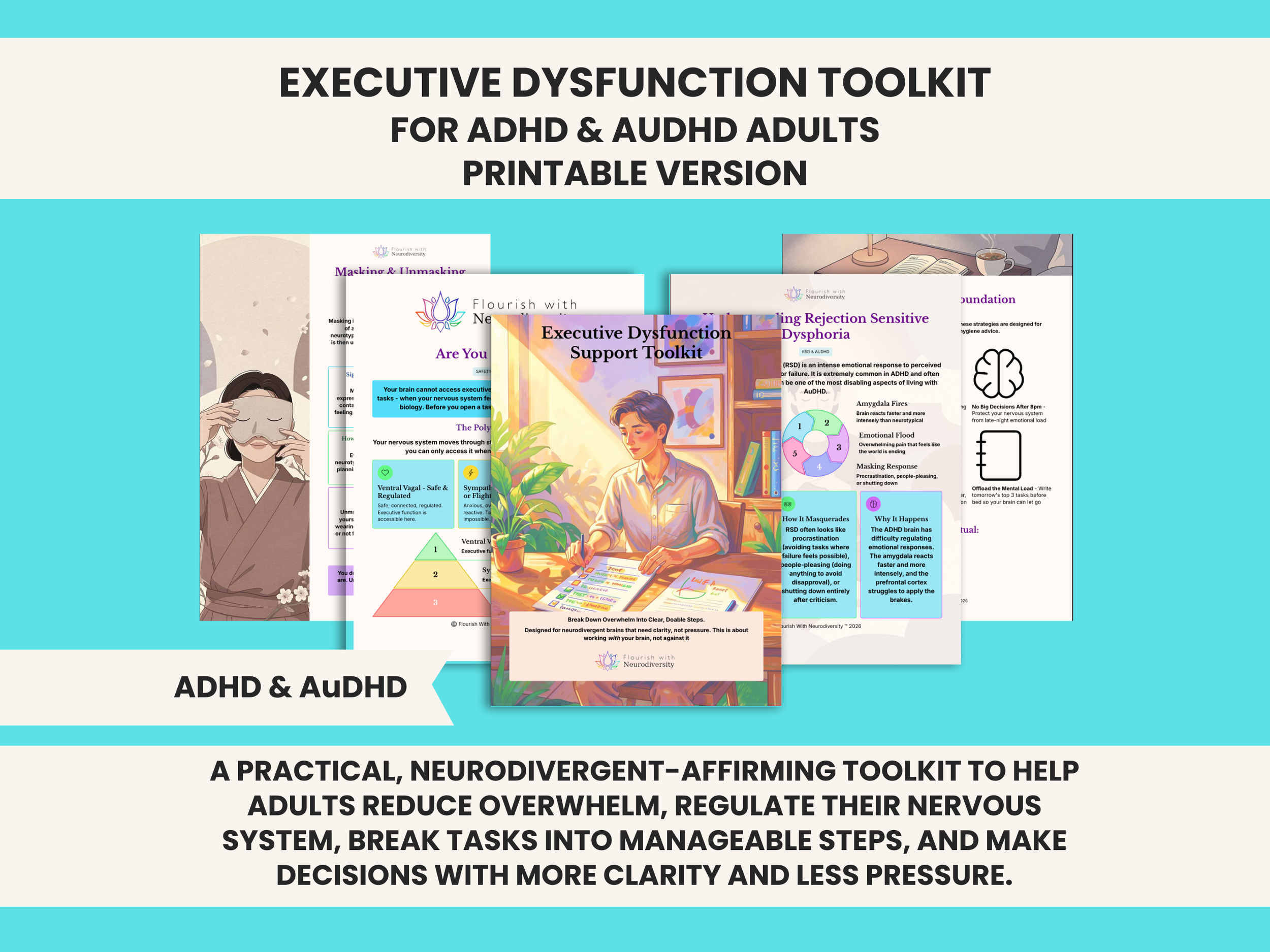Executive Function, Toolkit and workbook for Neurodivergent Adults