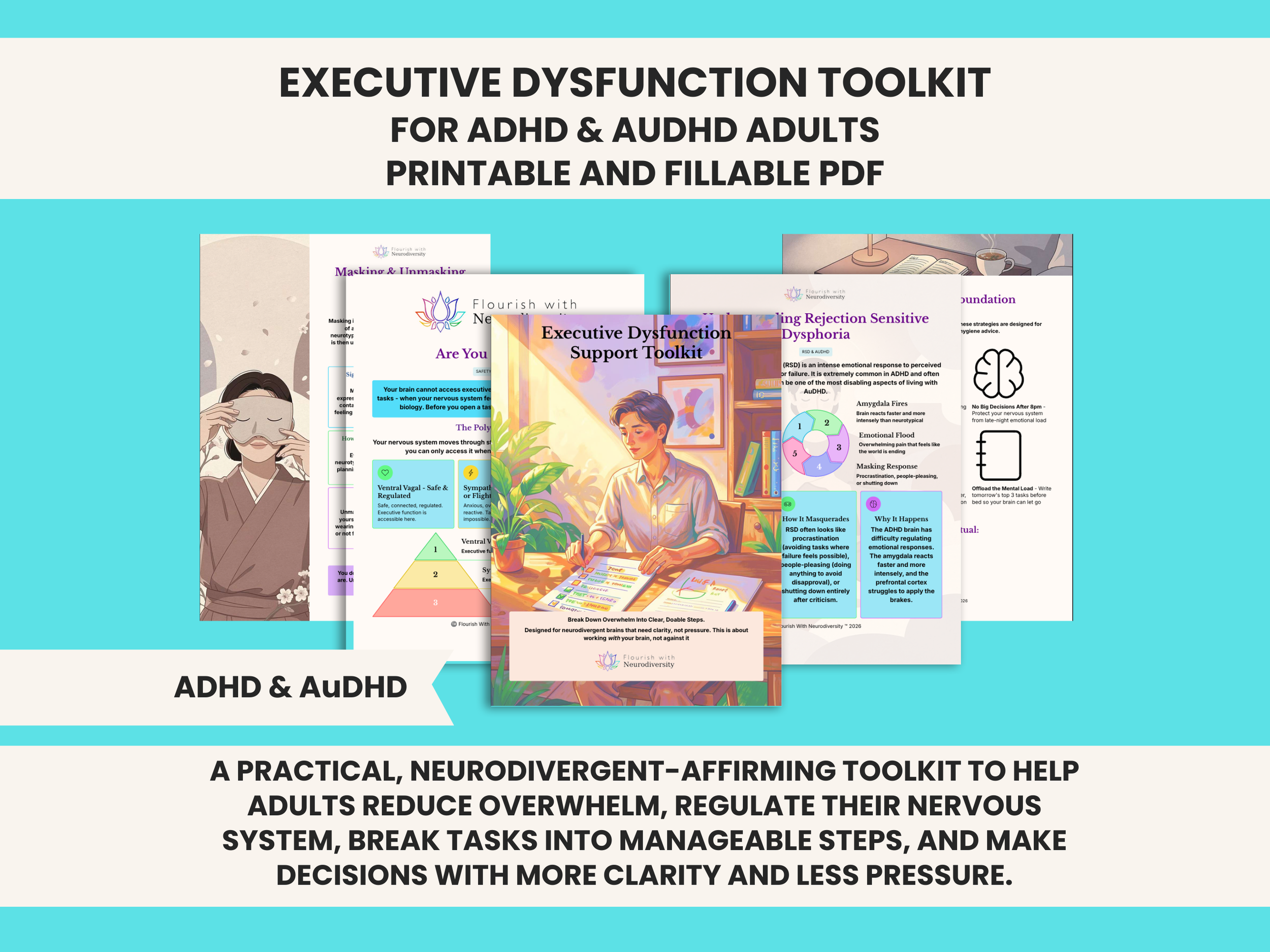 Executive Function, Toolkit and workbook for Neurodivergent Adults