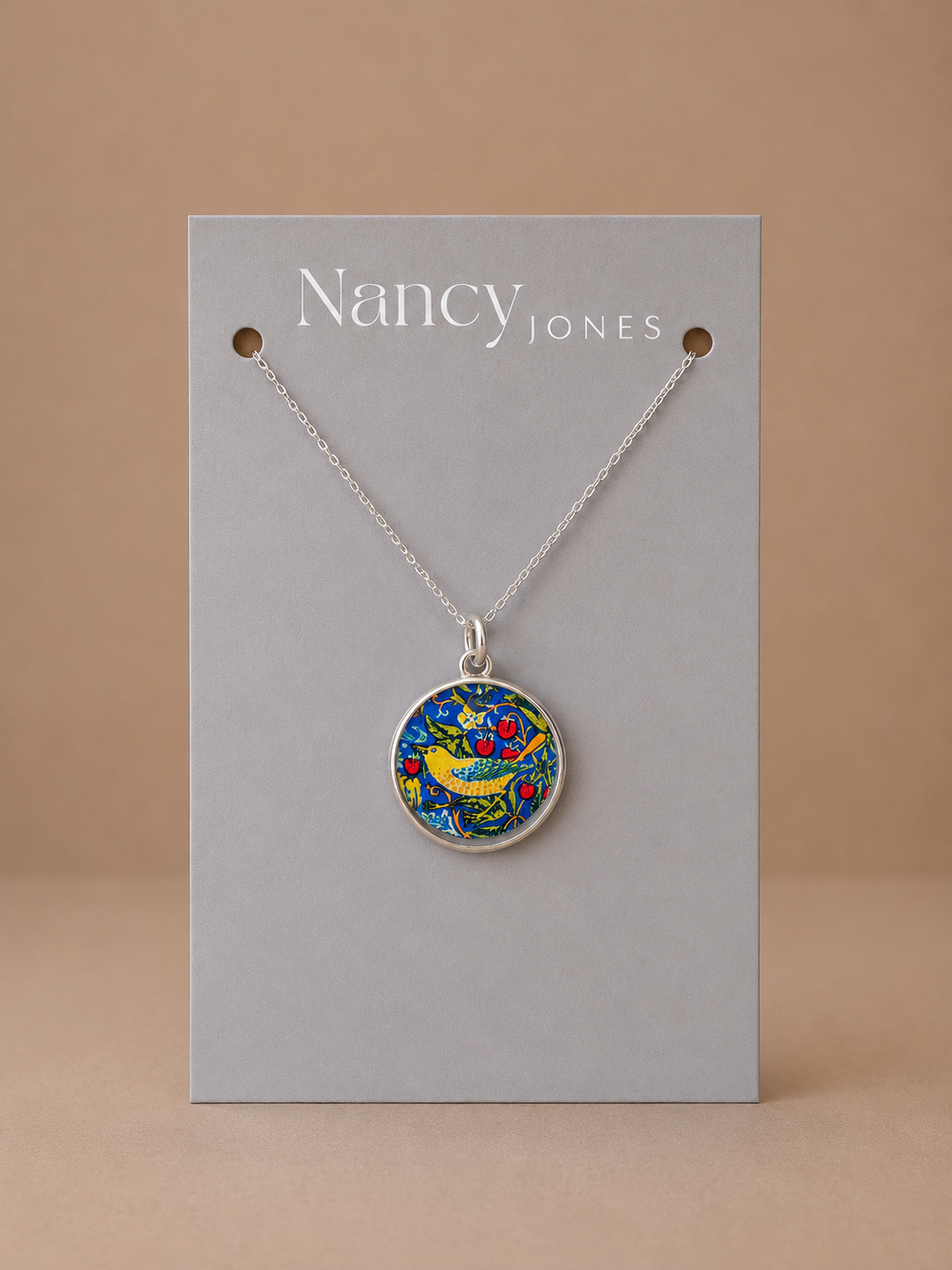 Strawberry Thief 'Flip' Necklace