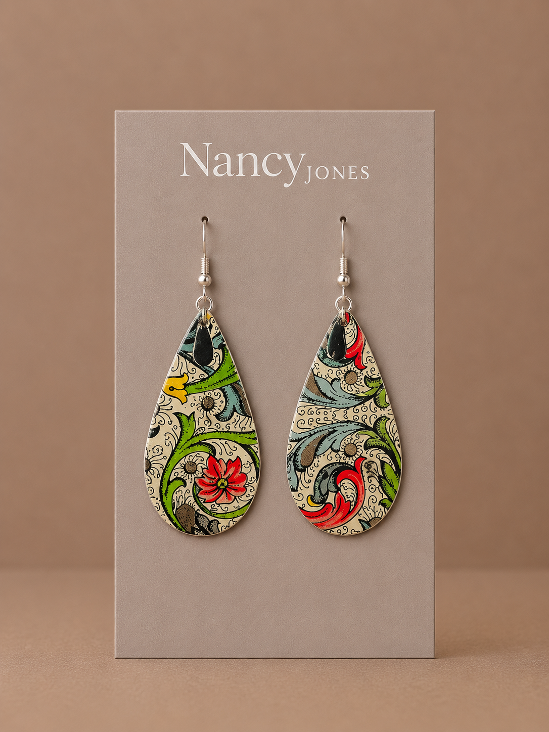 Vintage Florentine Silver Drops