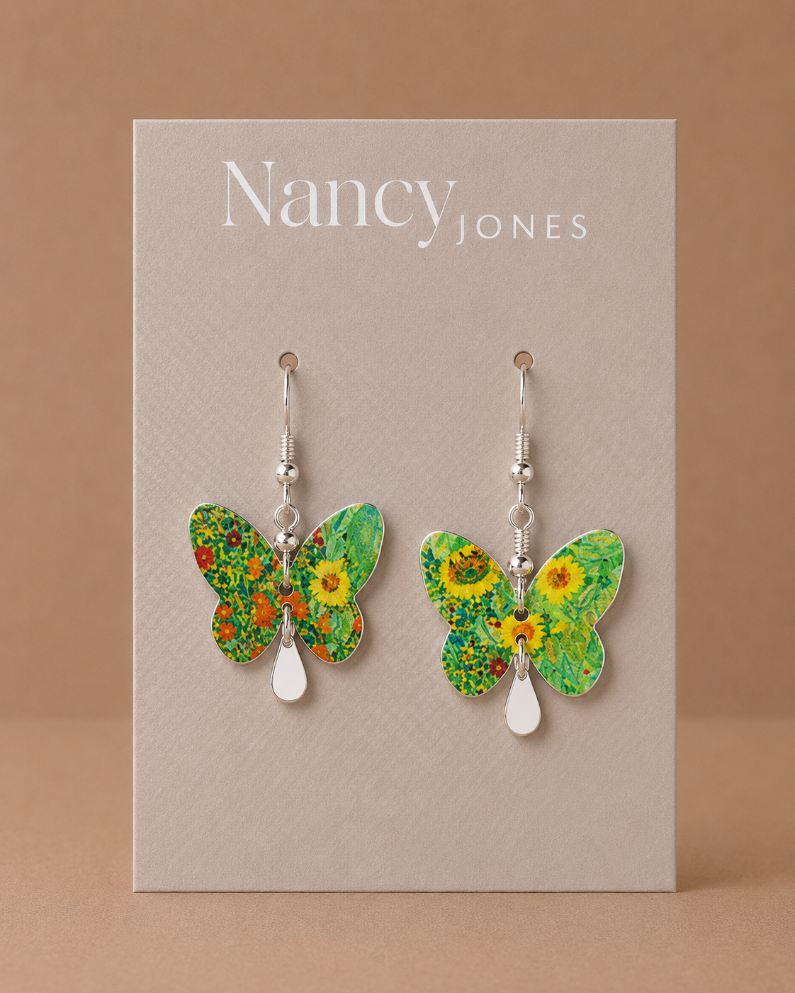 Sunflower Green Butterfly drops