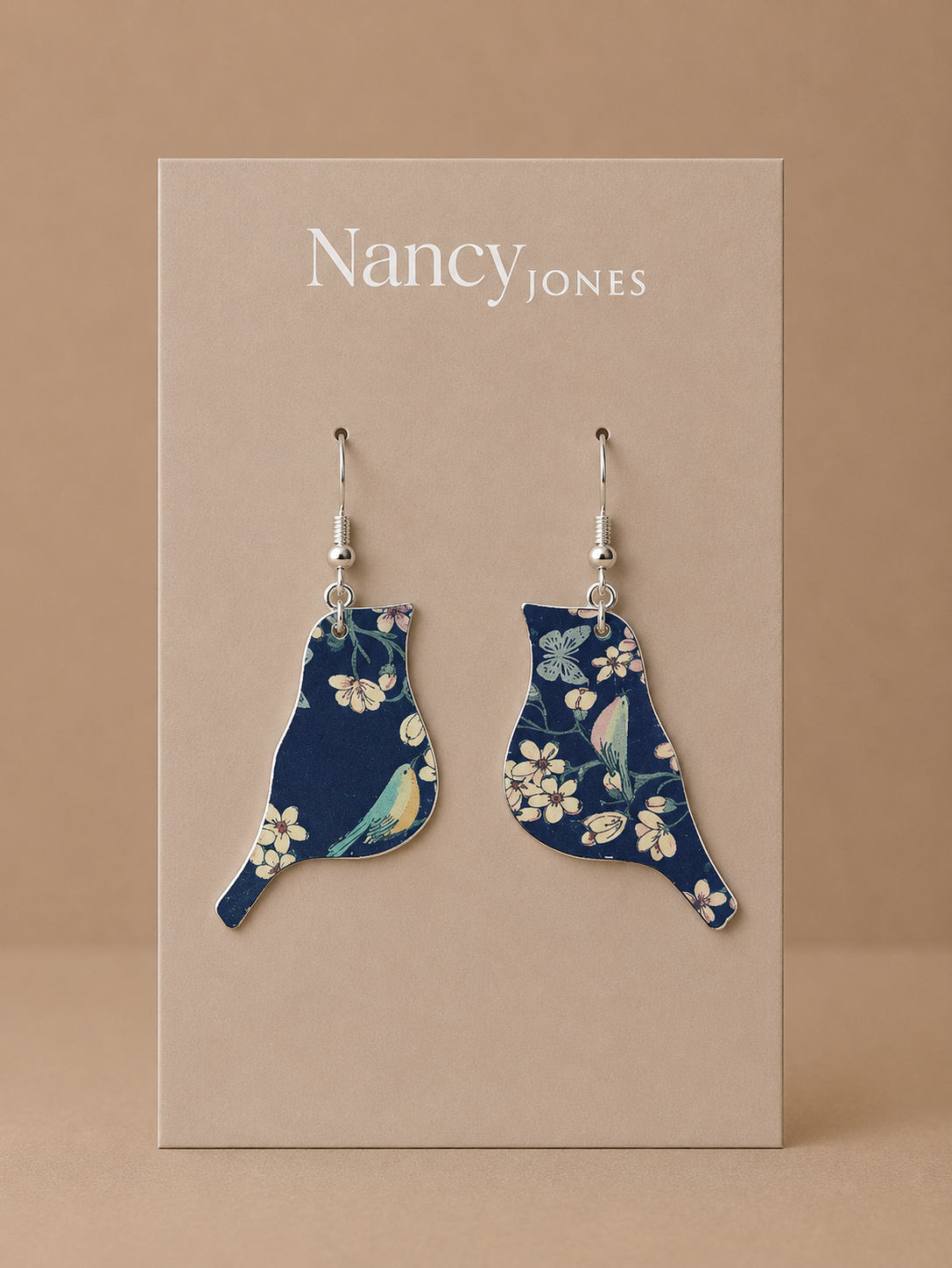 Navy Bird Blossom
