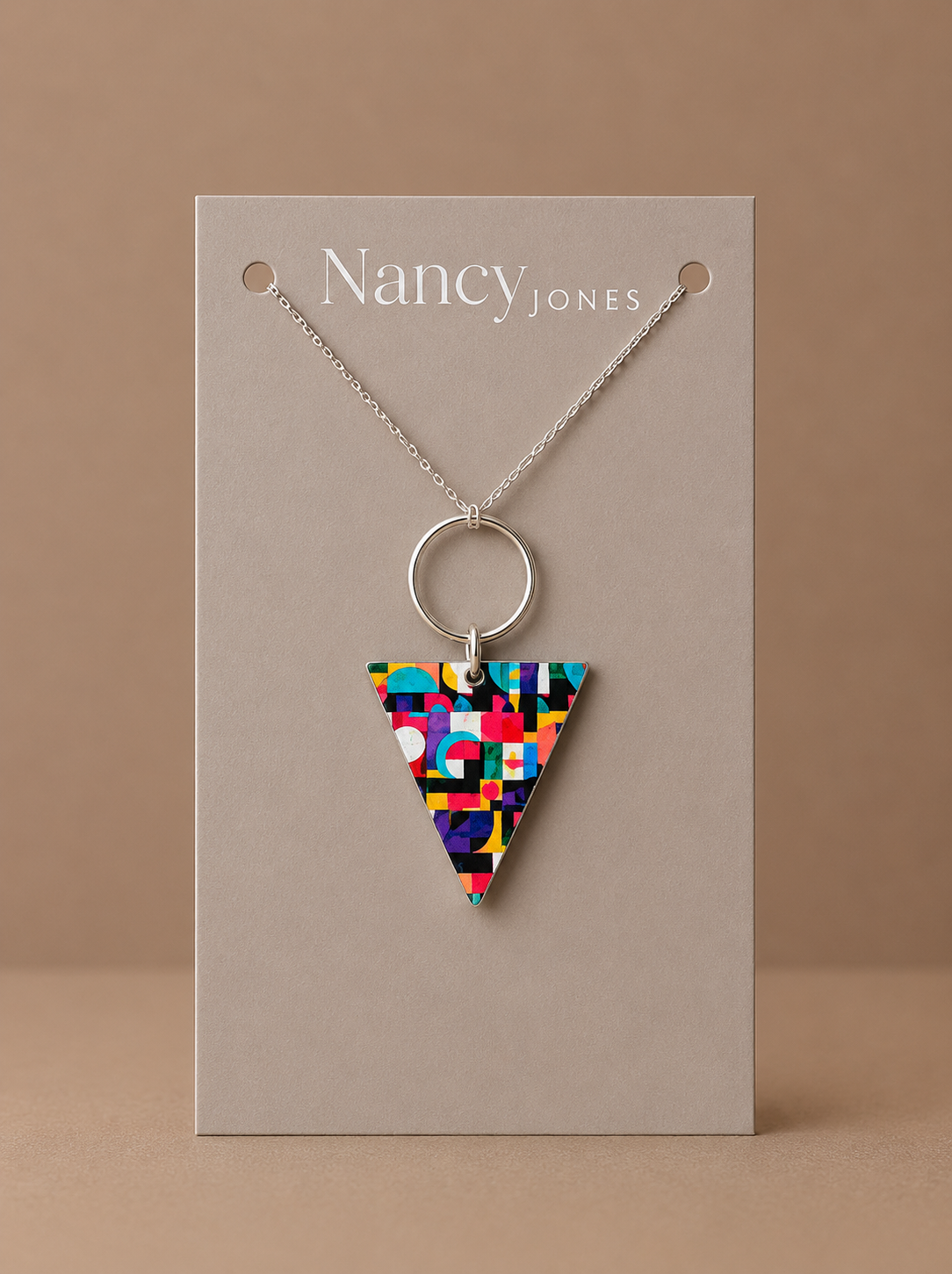 Triangular Retro Necklace