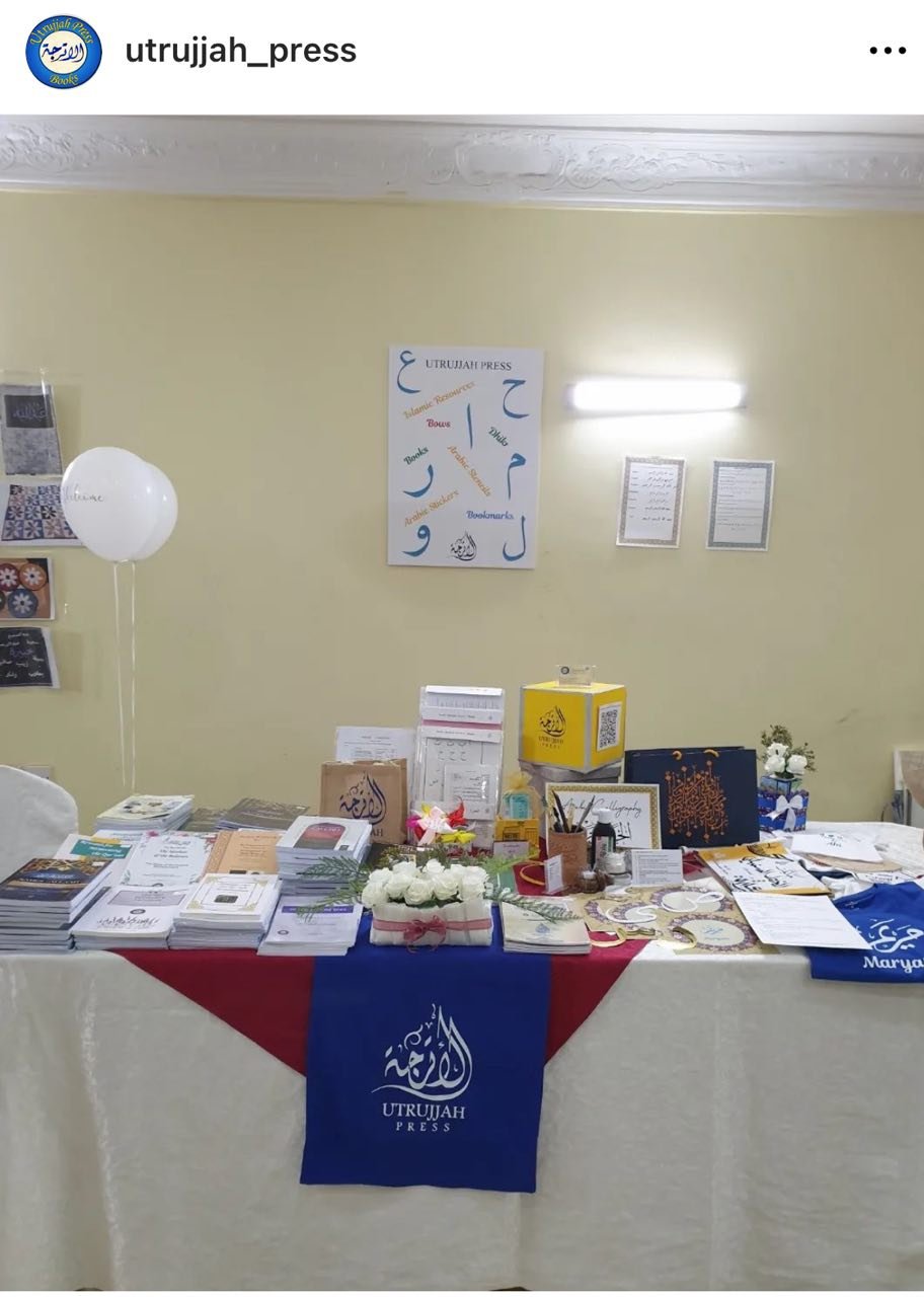 Utrujjah Press Books at the Riyadh Community Craft Fair 