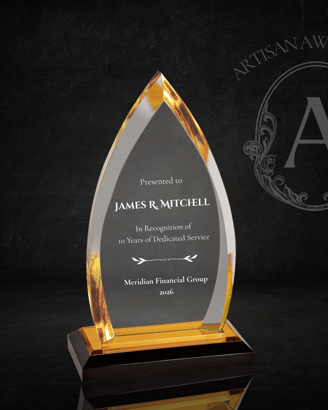 Signature Gold Marquise Award
