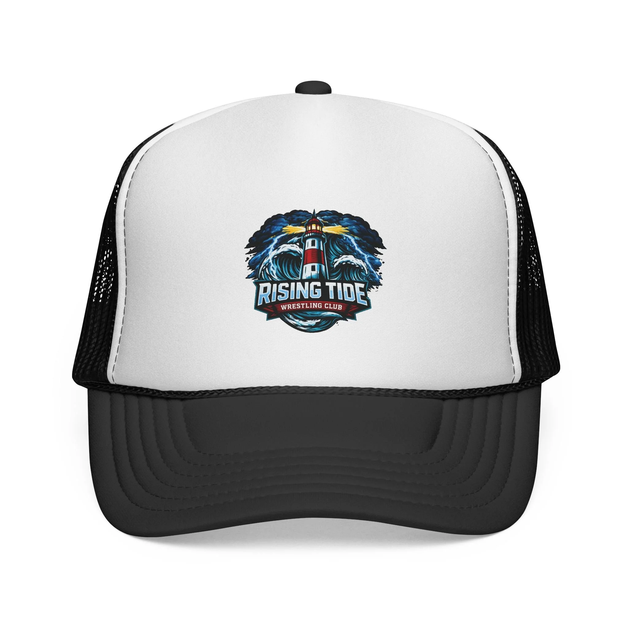 Rising Tide Trucker Cap — Vintage Surf Bear Logo Mesh Hat