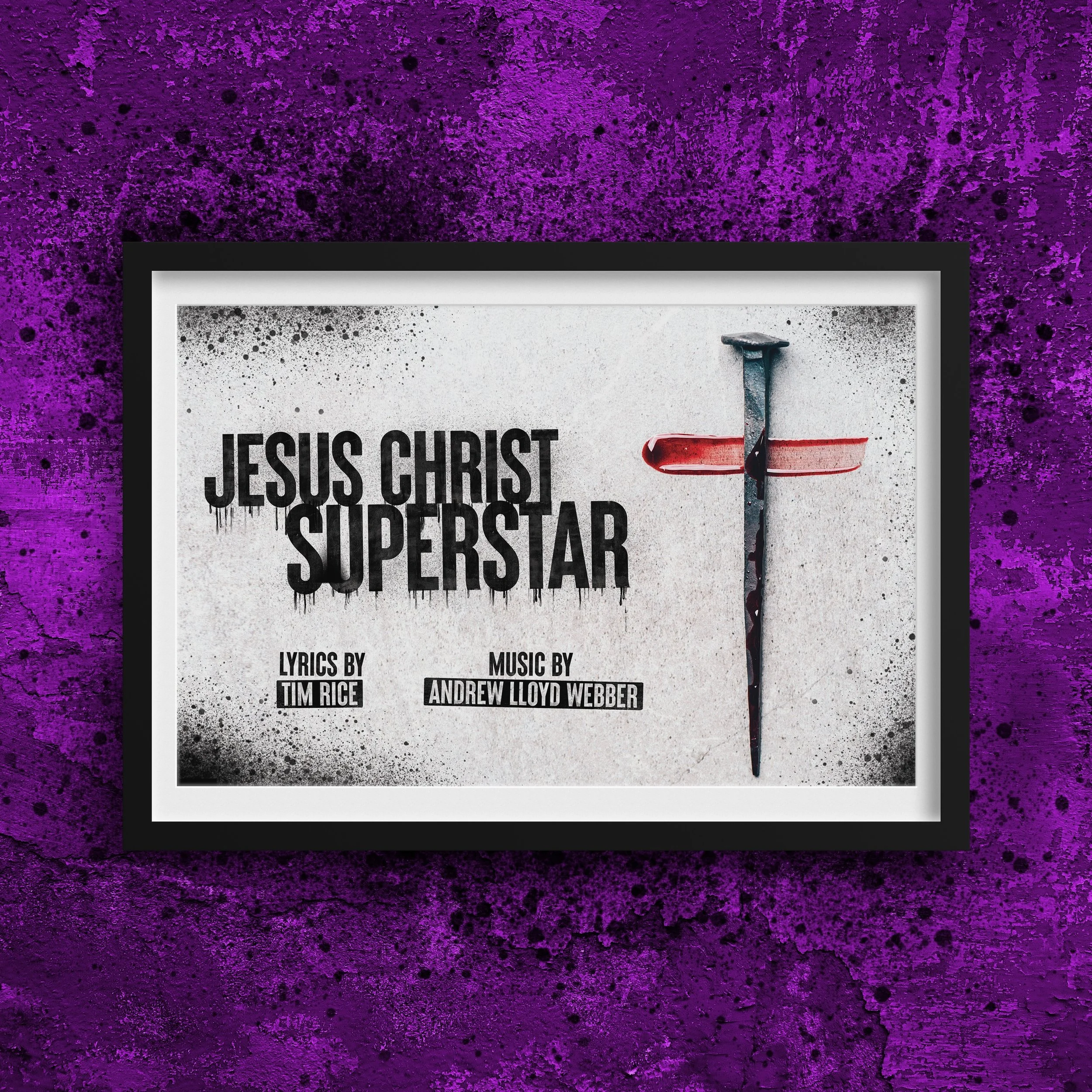 Poster design for the iconic rock opera by Andrew Lloyd Webber and Tim Rice: JESUS CHRIST SUPERSTAR.

#jesuschristsuperstar #theatreposter #theaterposter #vitaopus