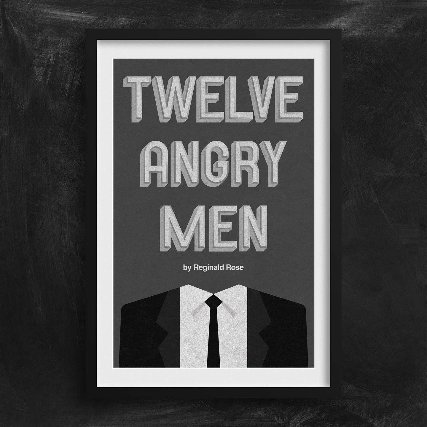 Poster design for Reginald Rose's classic courtroom drama, TWELVE ANGRY MEN.

#twelveangrymen #theatre #vitaopus
