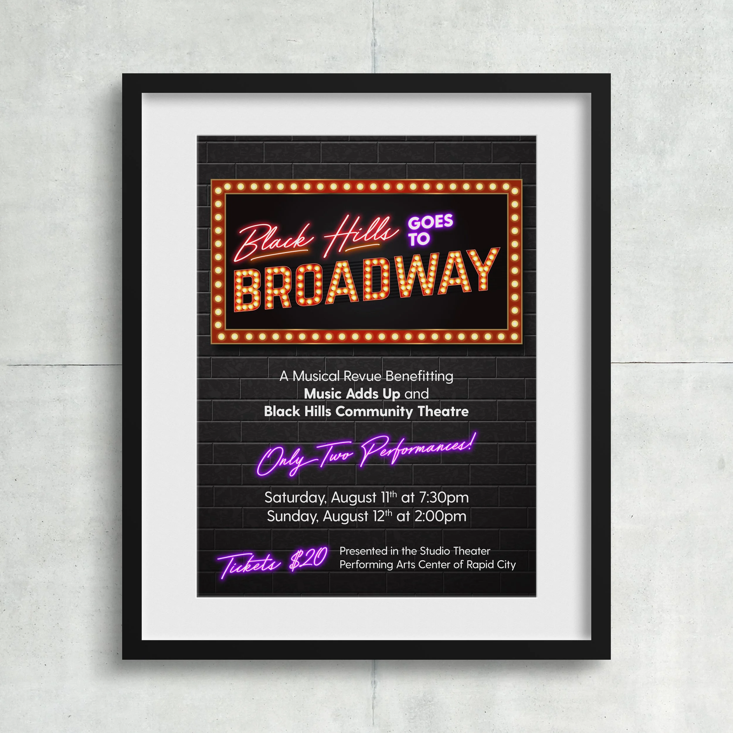 Black Hills Goes to Broadway