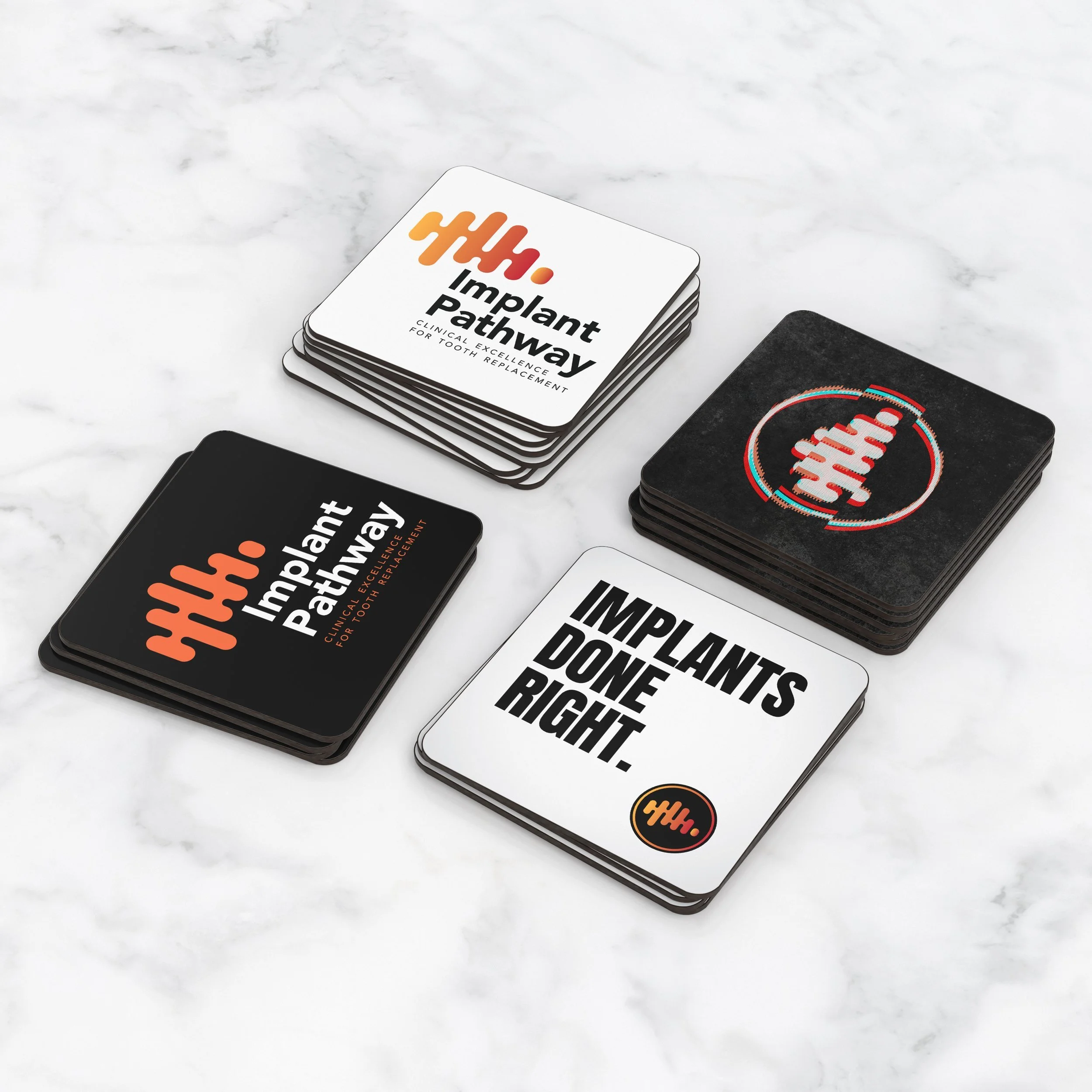 Implant Pathway Coasters