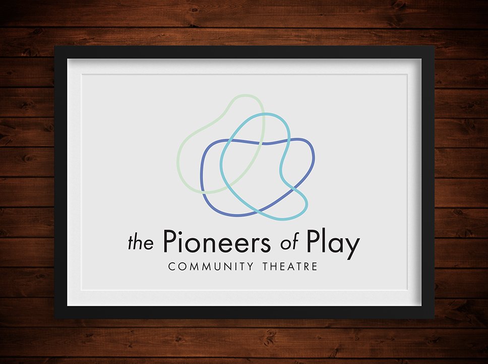 Logo design for The Pioneers of Play Community Theatre