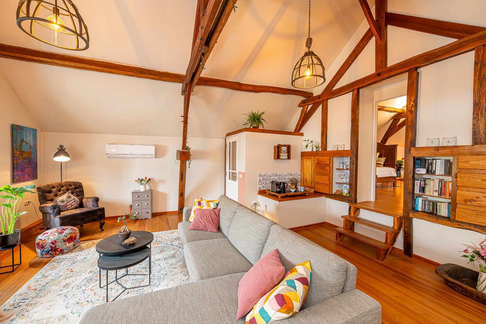 Huiskamer B&B Aan de Bogen